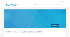 Desktop Screenshot of burdhealth.com